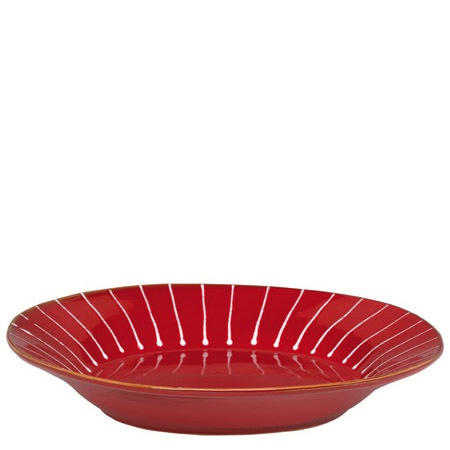 Rosso Vecchio Dot Serving Bowl