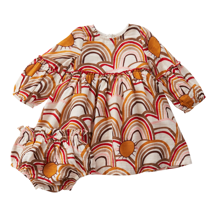 Antique White Rainbows Cecelia Dress Set