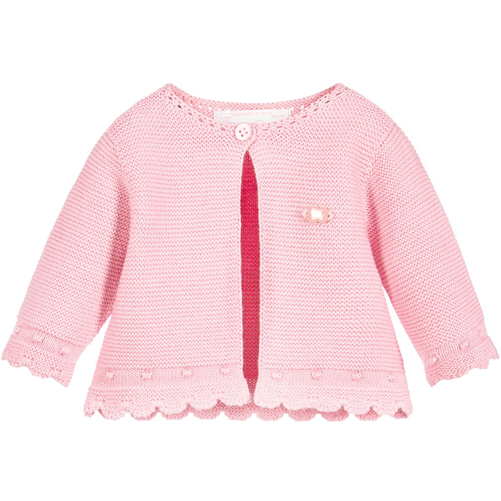 Girls Pink Cardigan