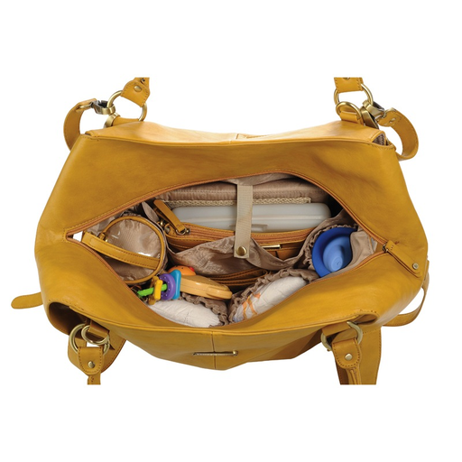 Charlie Diaper Bag, Mustard