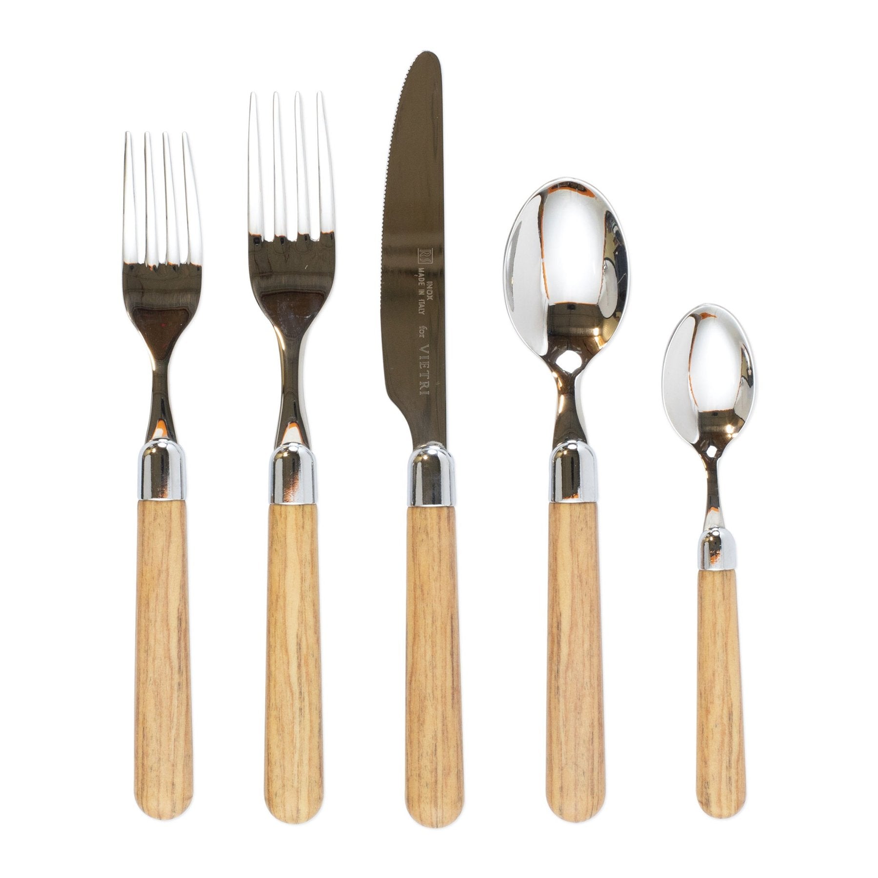 Albero Oak Five-Piece Place Setting