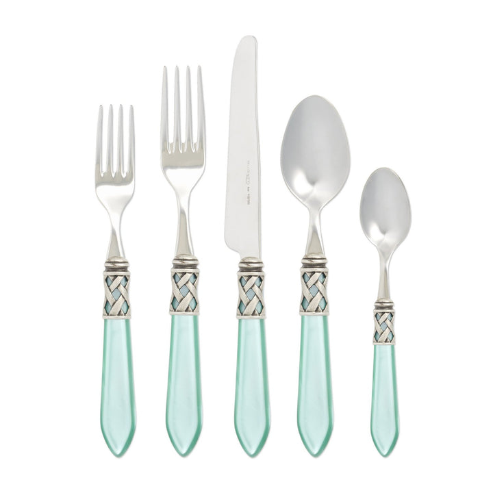 Aladdin Antique Aqua Five Piece Place Setting