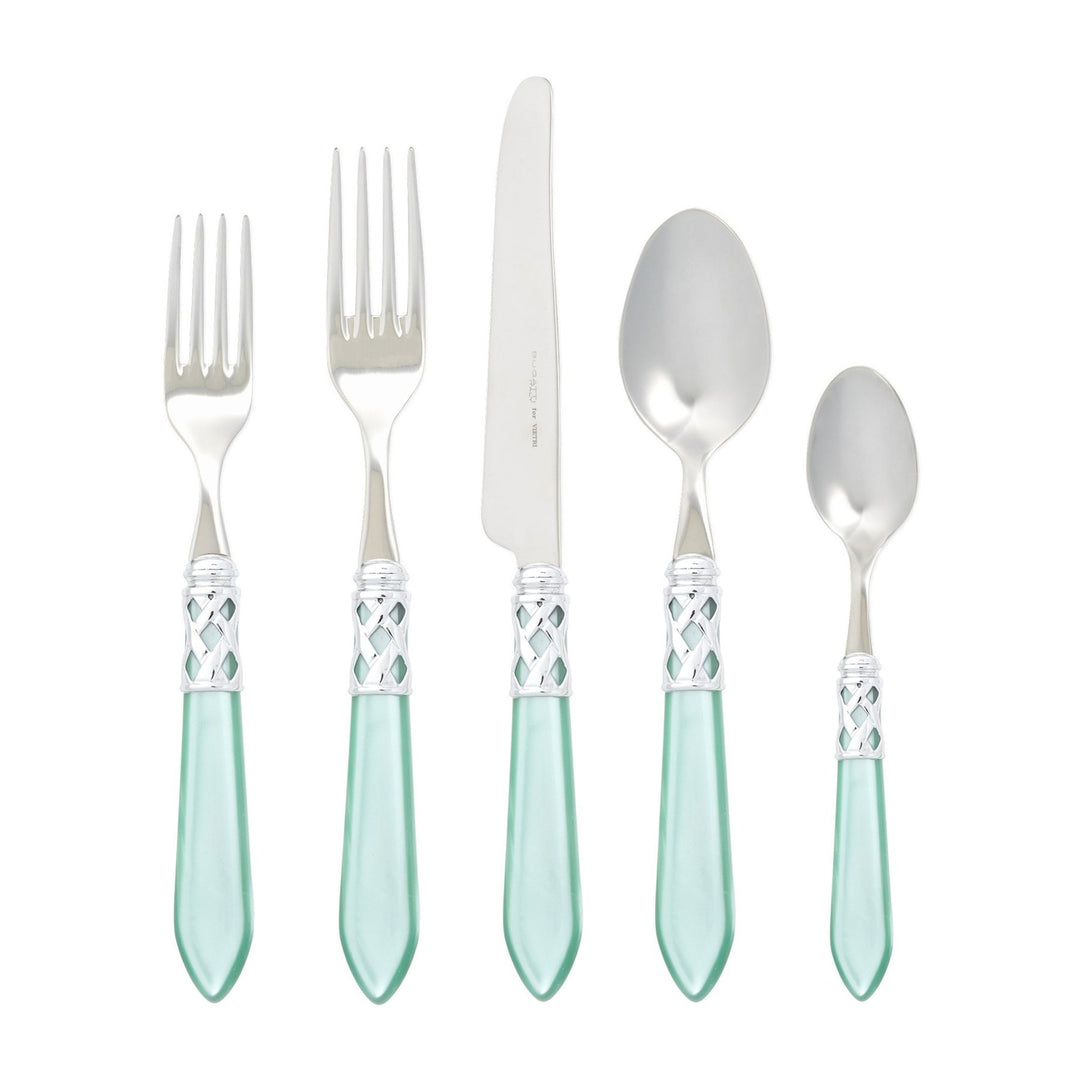 Aladdin Brilliant Aqua Five Piece Place Setting