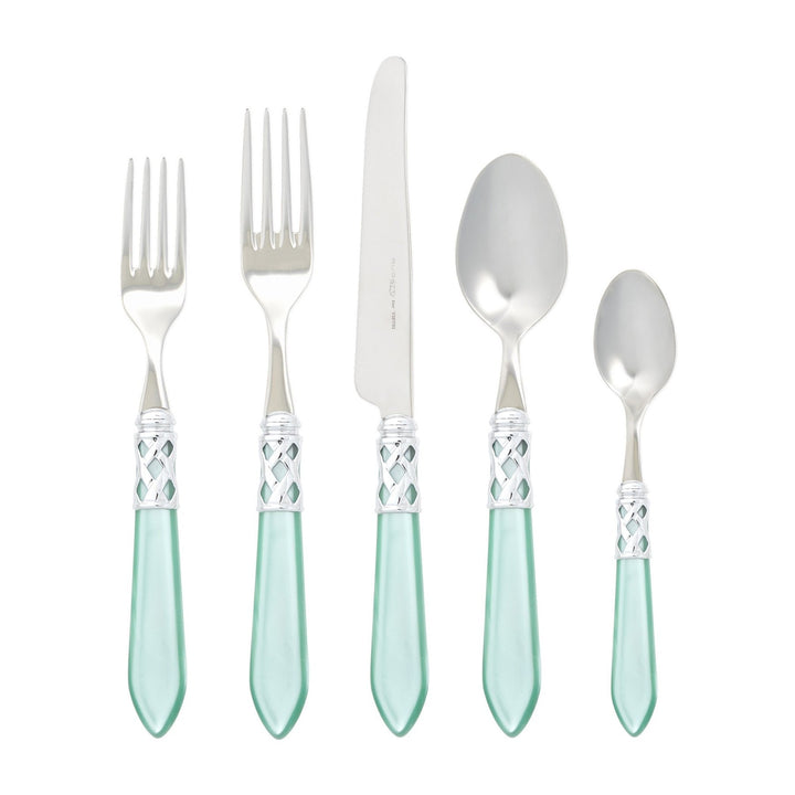 Aladdin Brilliant Aqua Five Piece Place Setting