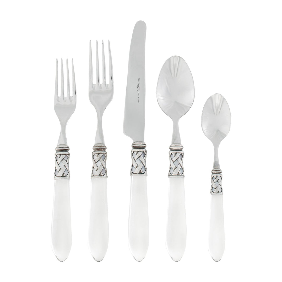 Aladdin Antique Clear Five Piece Place Setting