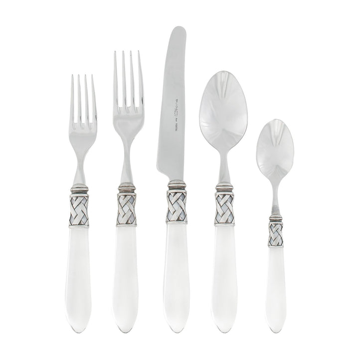 Aladdin Antique Clear Five Piece Place Setting