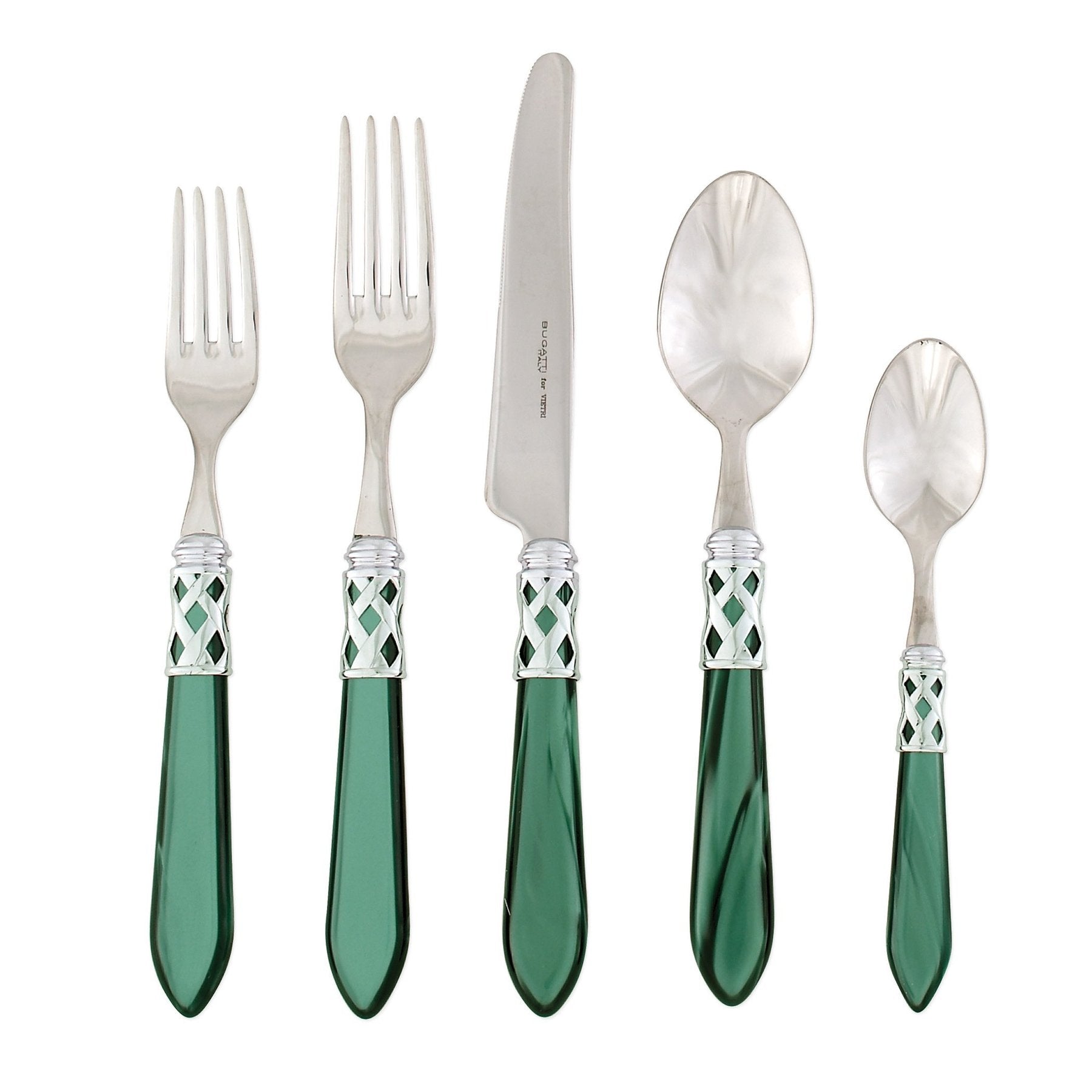 Aladdin Brilliant Green Five Piece Place Setting