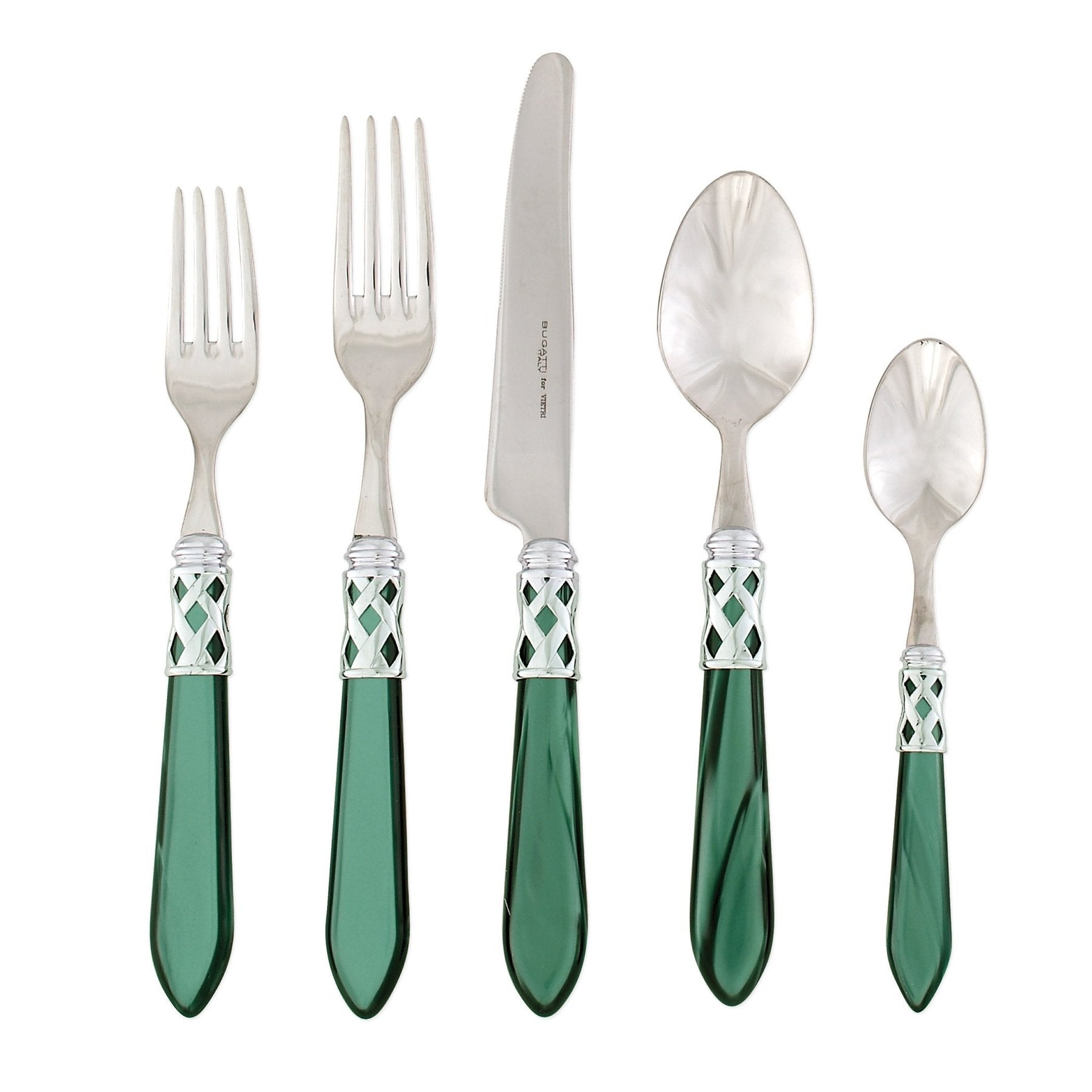 Aladdin Brilliant Green Five Piece Place Setting