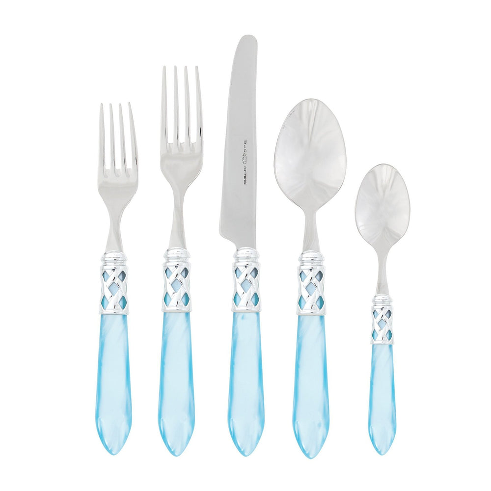 Aladdin Brilliant Light Blue Five Piece Place Setting