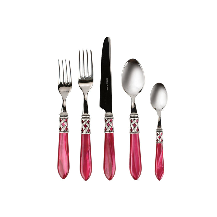 Aladdin Raspberry Five Piece Place Setting