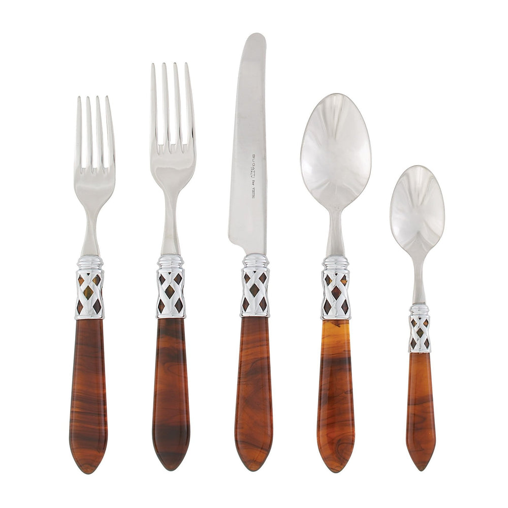 Aladdin Brilliant Tortoiseshell Five Piece Place Setting