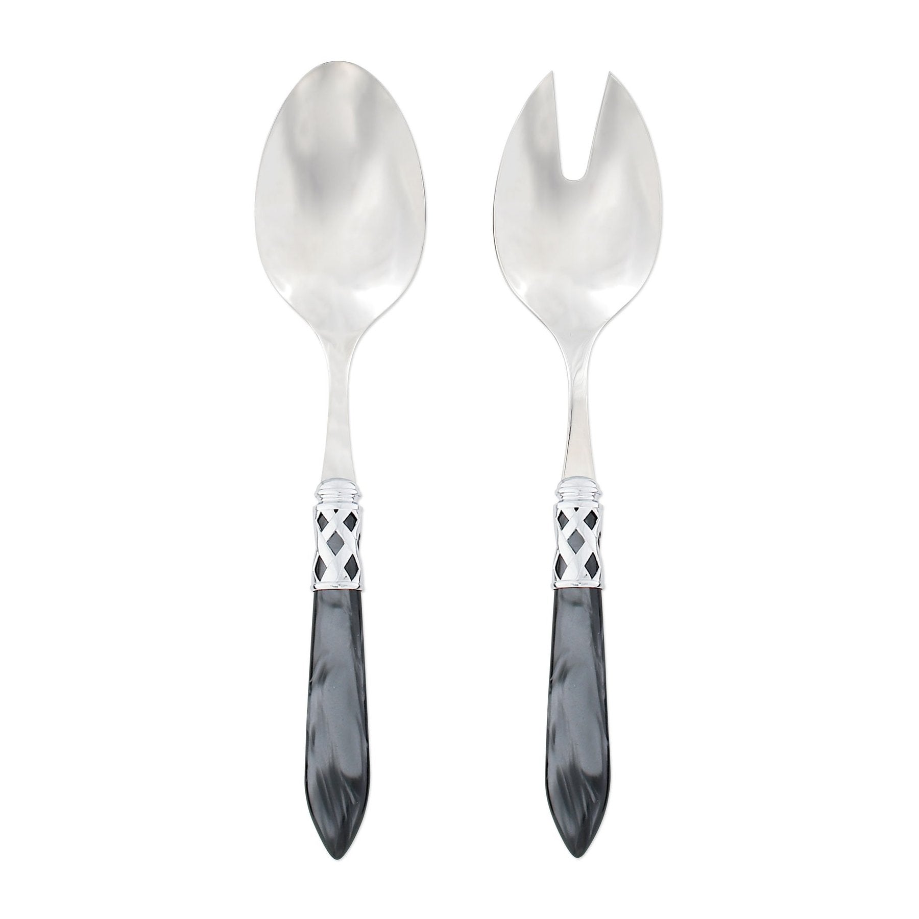 Aladdin Brilliant Charcoal Salad Server Set