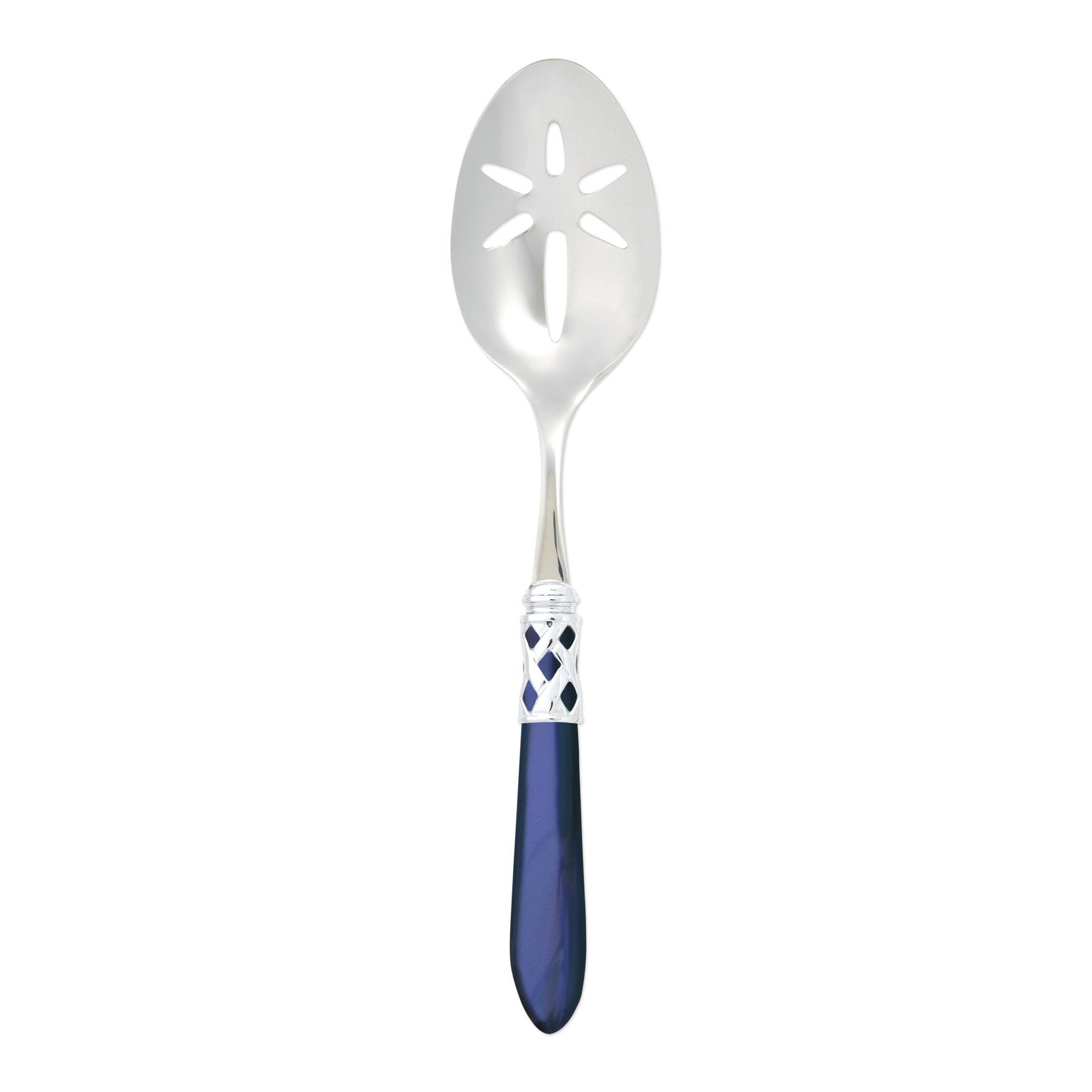 Aladdin Brilliant Blue Slotted Serving Spoon