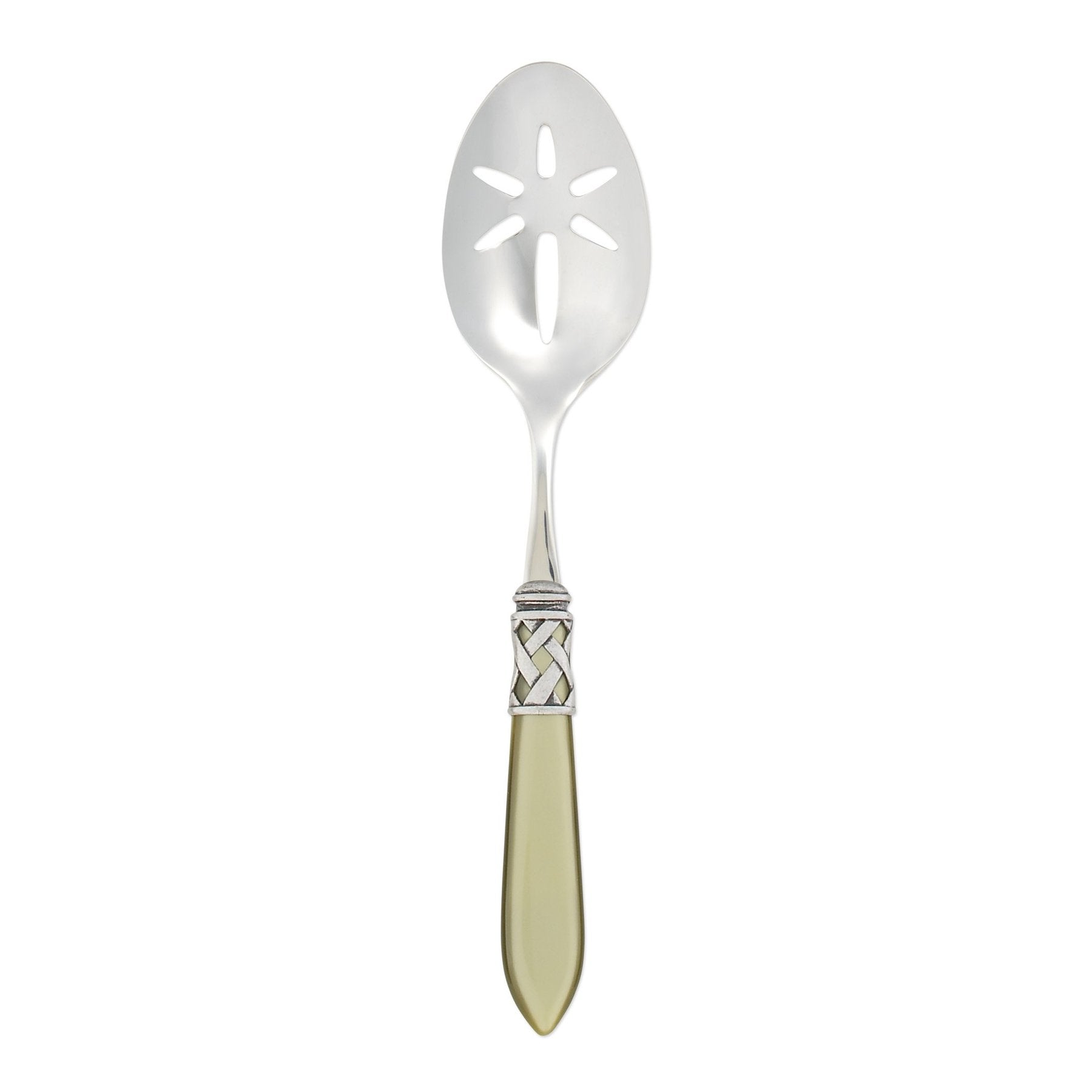 Aladdin Antique Chartreuse Slotted Serving Spoon