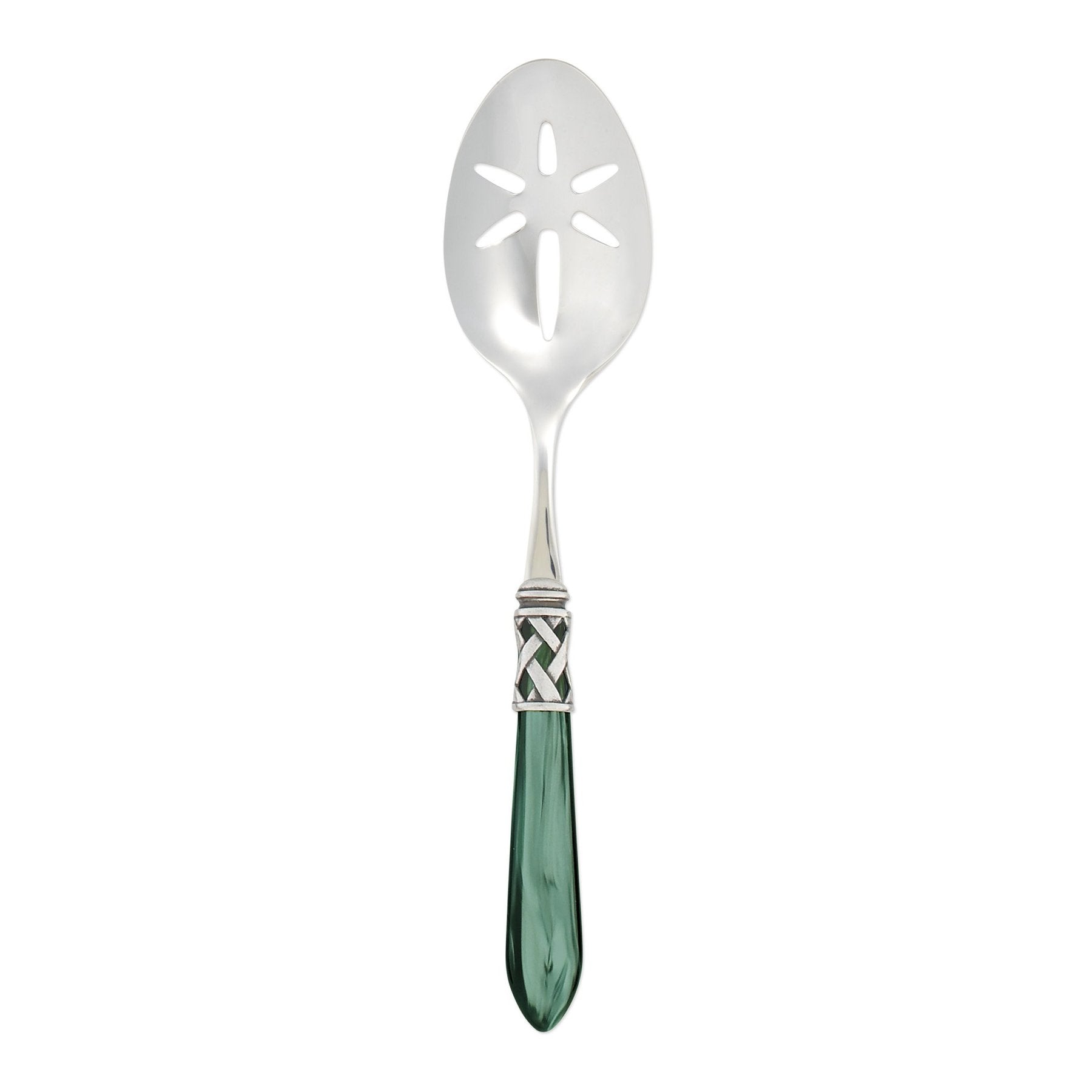 Aladdin Antique Green Slotted Serving Spoon