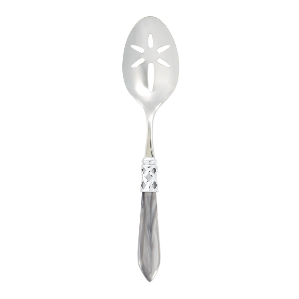 Aladdin Brilliant Light Grey Slotted Serving Spoon