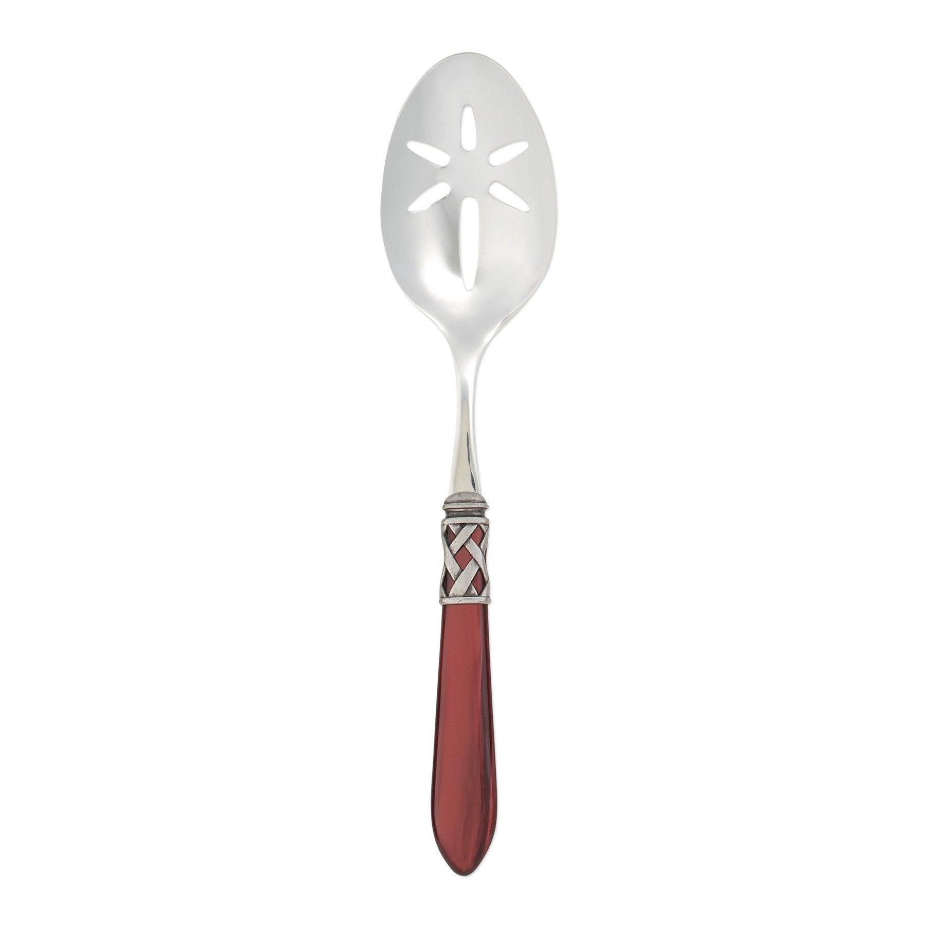 Aladdin Antique Red Slotted Serving Spoon