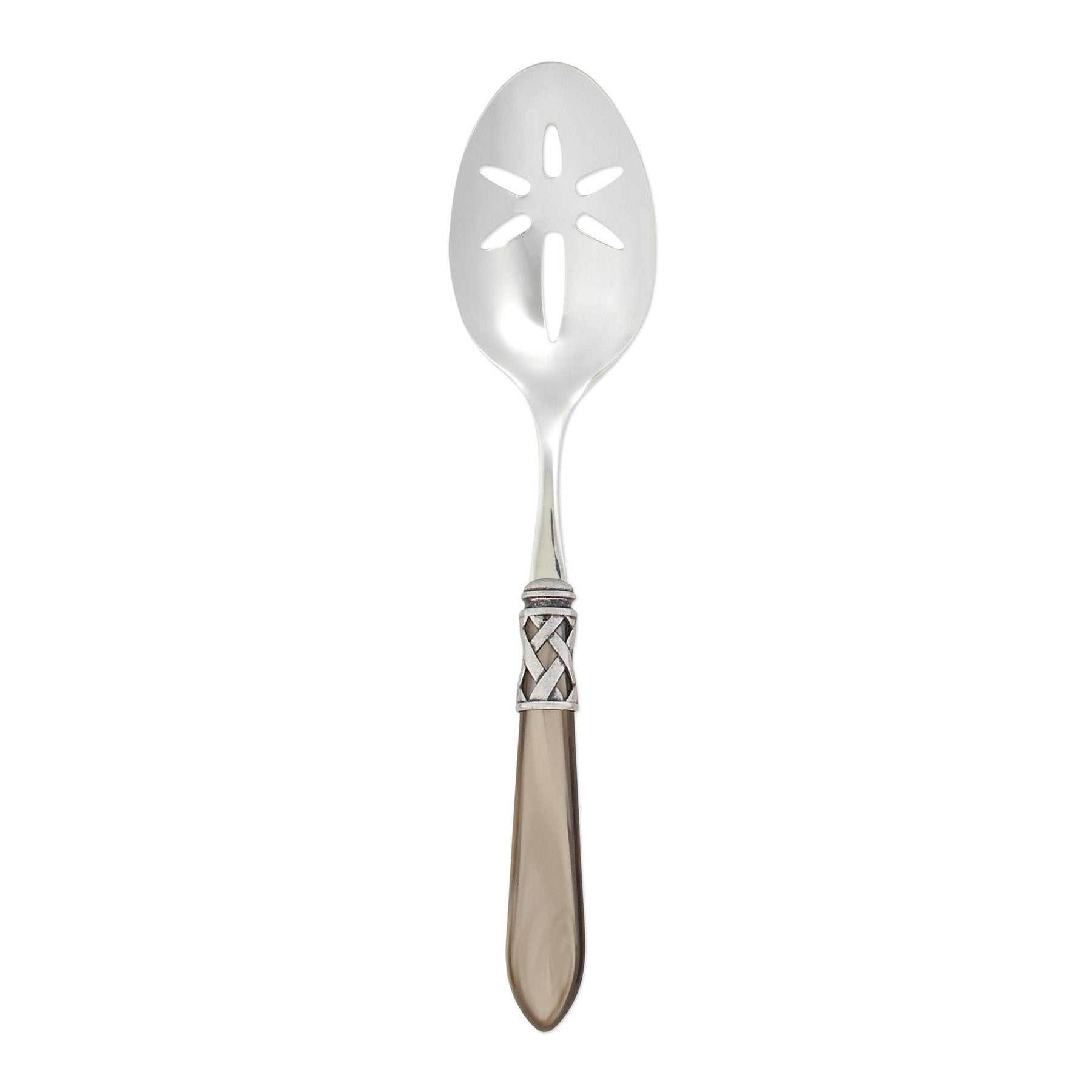 Aladdin Antique Taupe Slotted Serving Spoon