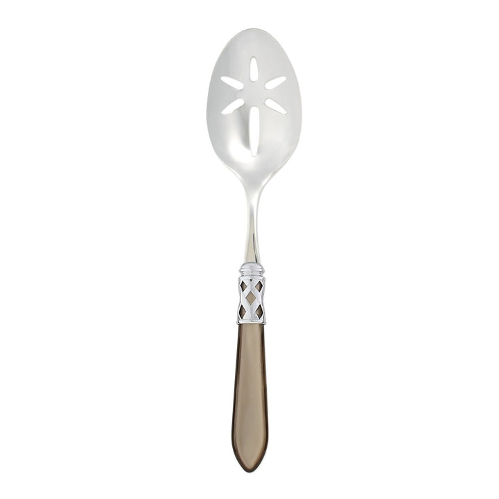 Aladdin Brilliant Taupe Slotted Serving Spoon