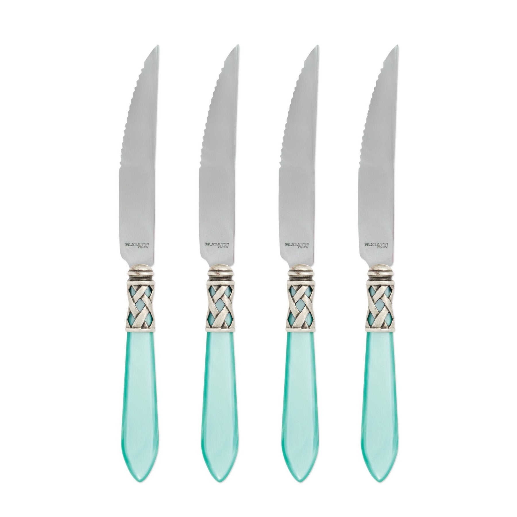 Aladdin Antique Aqua Steak Knives