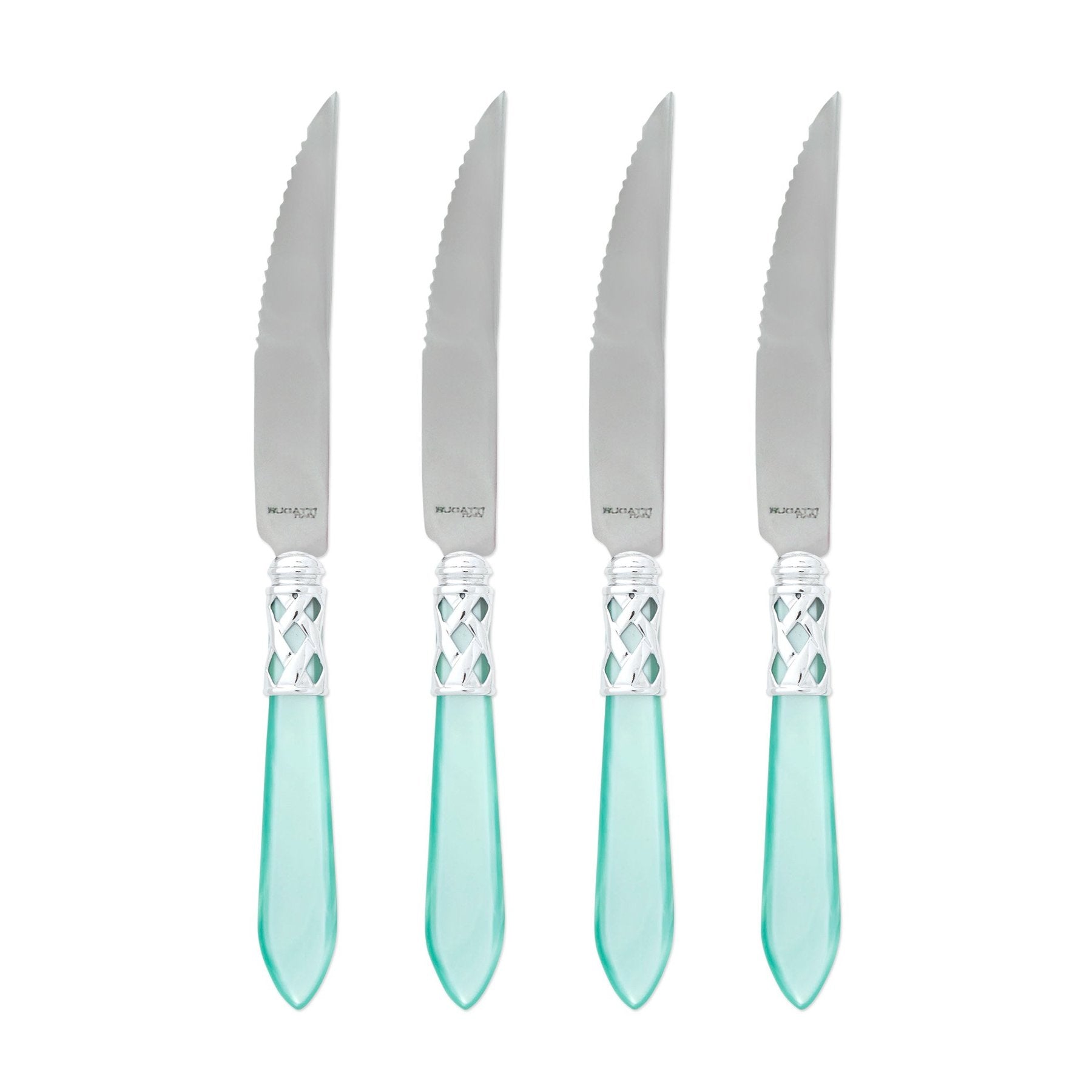 Aladdin Brilliant Aqua Steak Knives