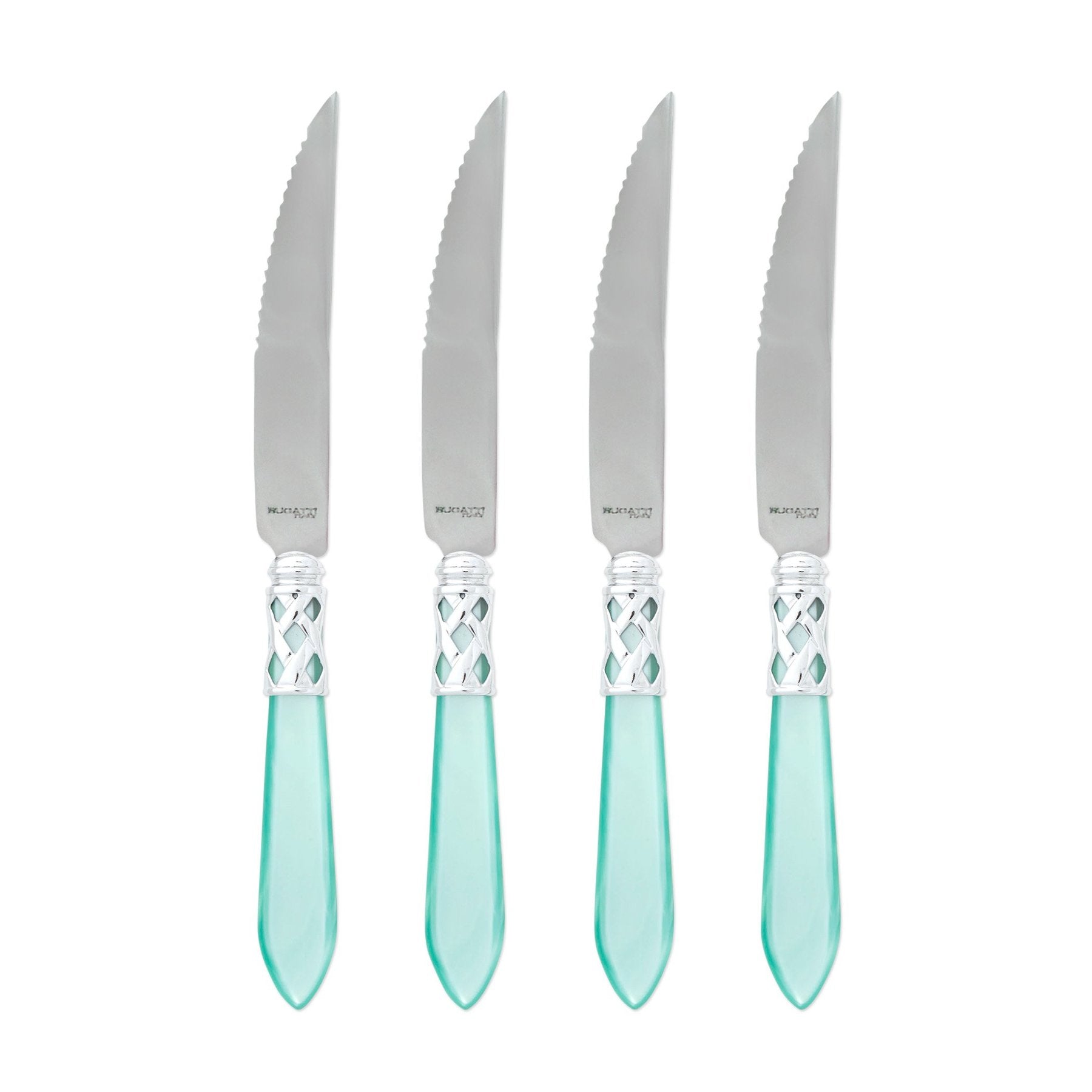 Aladdin Brilliant Aqua Steak Knives