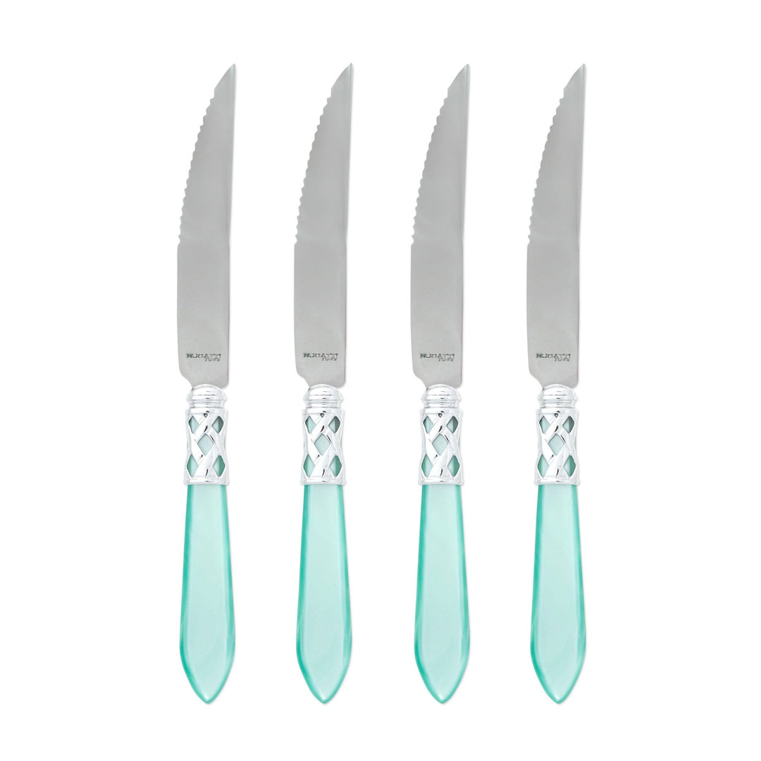 Aladdin Brilliant Aqua Steak Knives