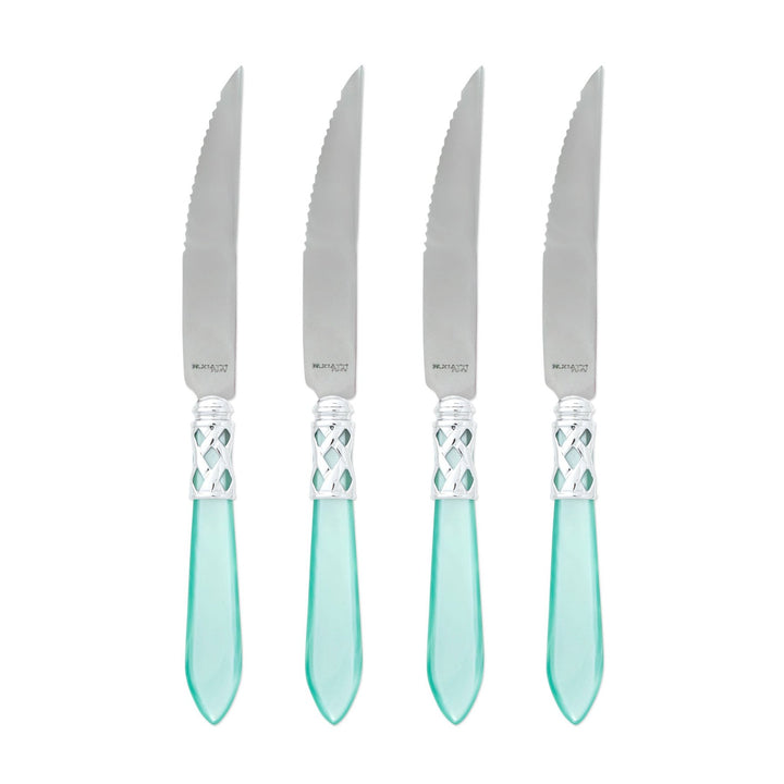Aladdin Brilliant Aqua Steak Knives