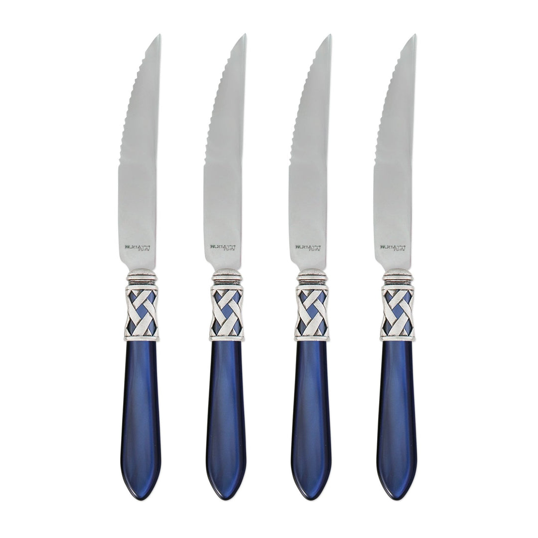 Aladdin Antique Blue Steak Knives