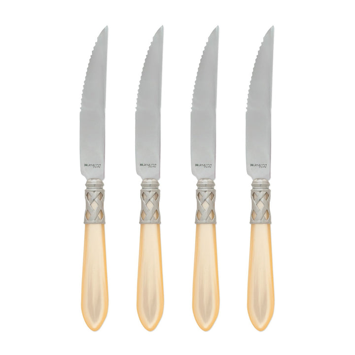 Aladdin Antique Ivory Steak Knives