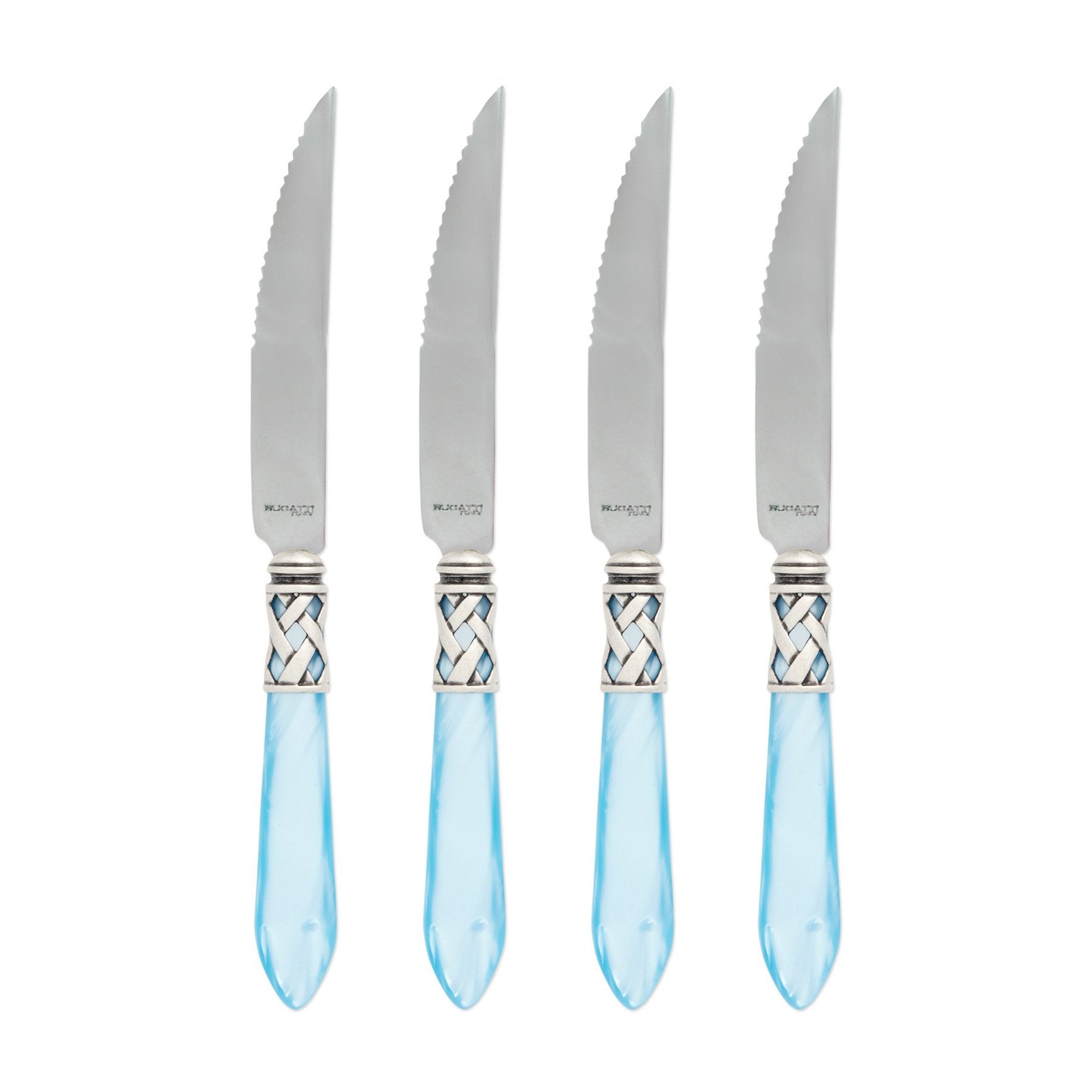 Aladdin Antique Light Blue Steak Knives