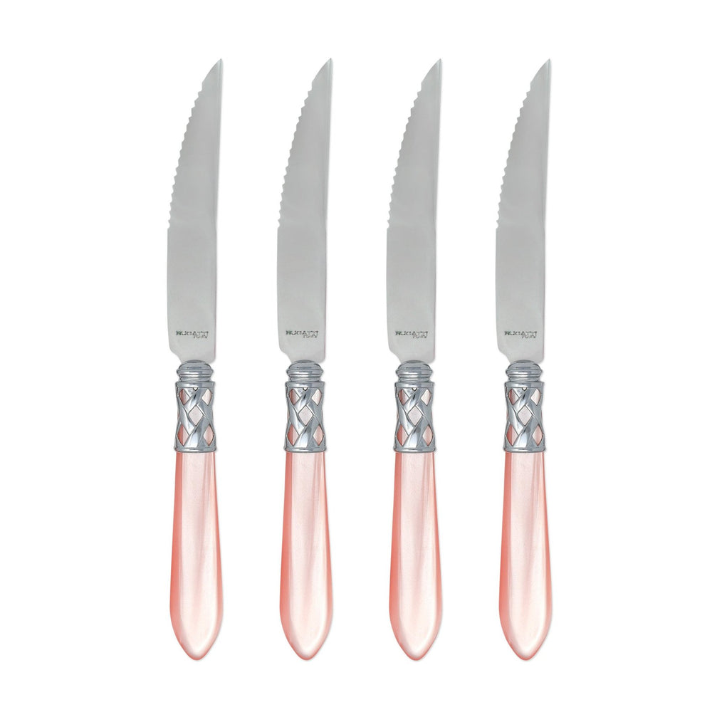 Aladdin Brilliant Light Pink Steak Knives