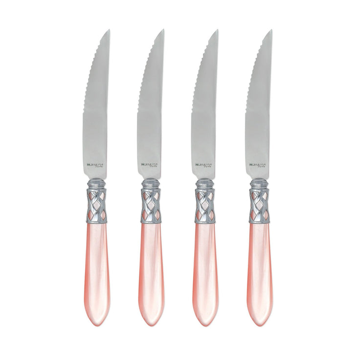 Aladdin Brilliant Light Pink Steak Knives