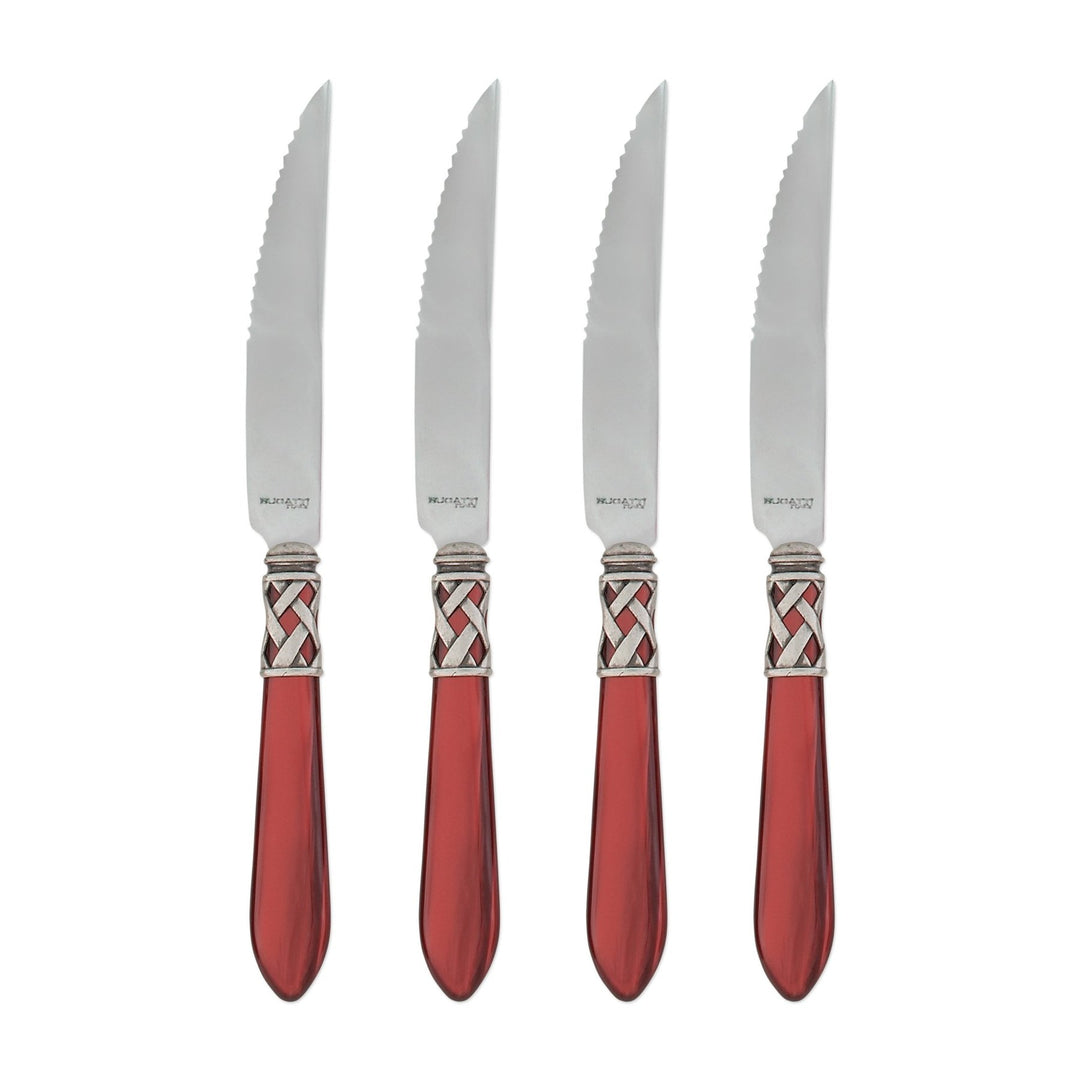 Aladdin Antique Red Steak Knives