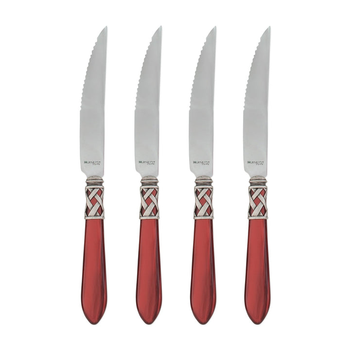 Aladdin Antique Red Steak Knives