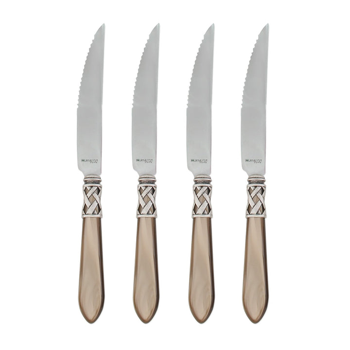 Aladdin Antique Taupe Steak Knives