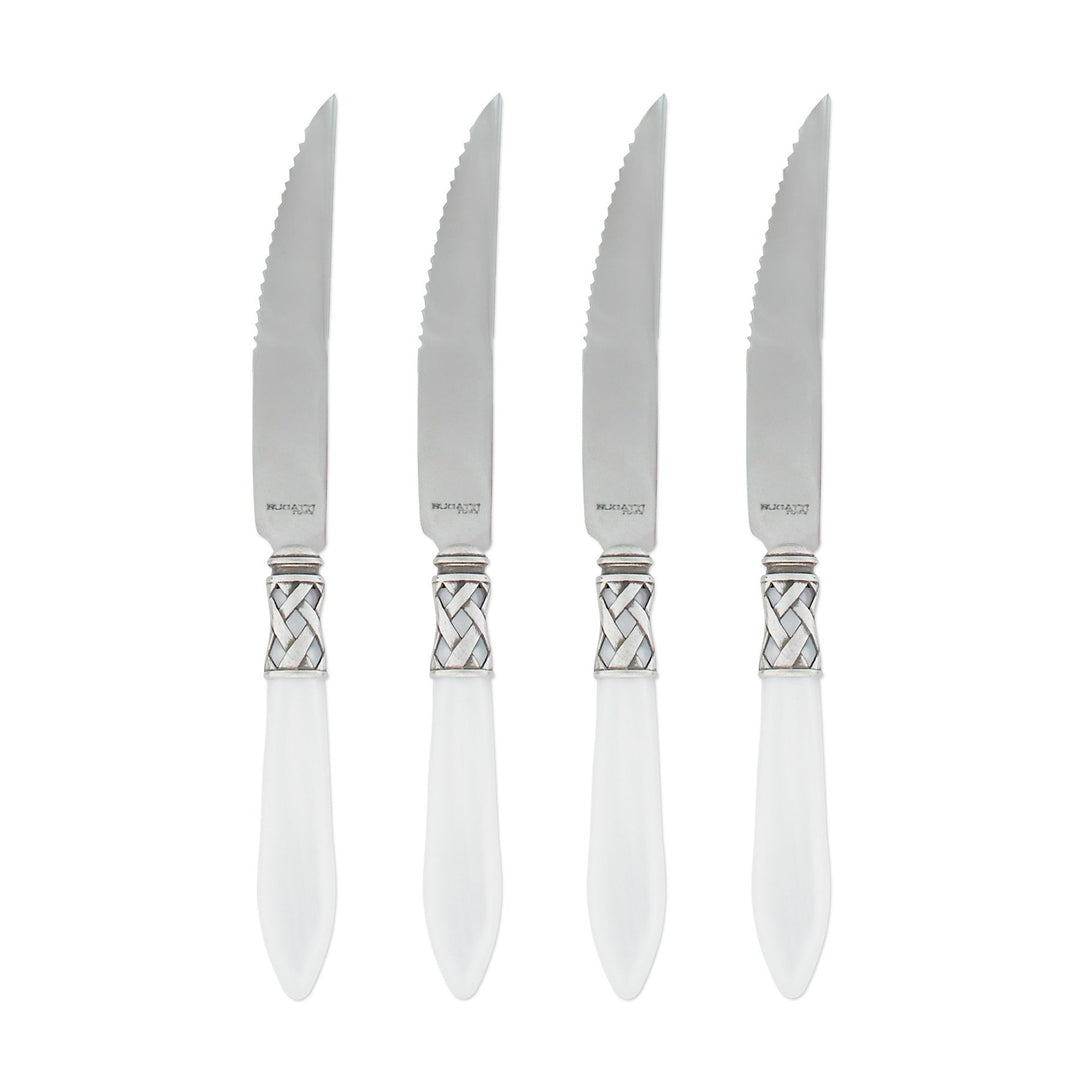Aladdin Antique White Steak Knives