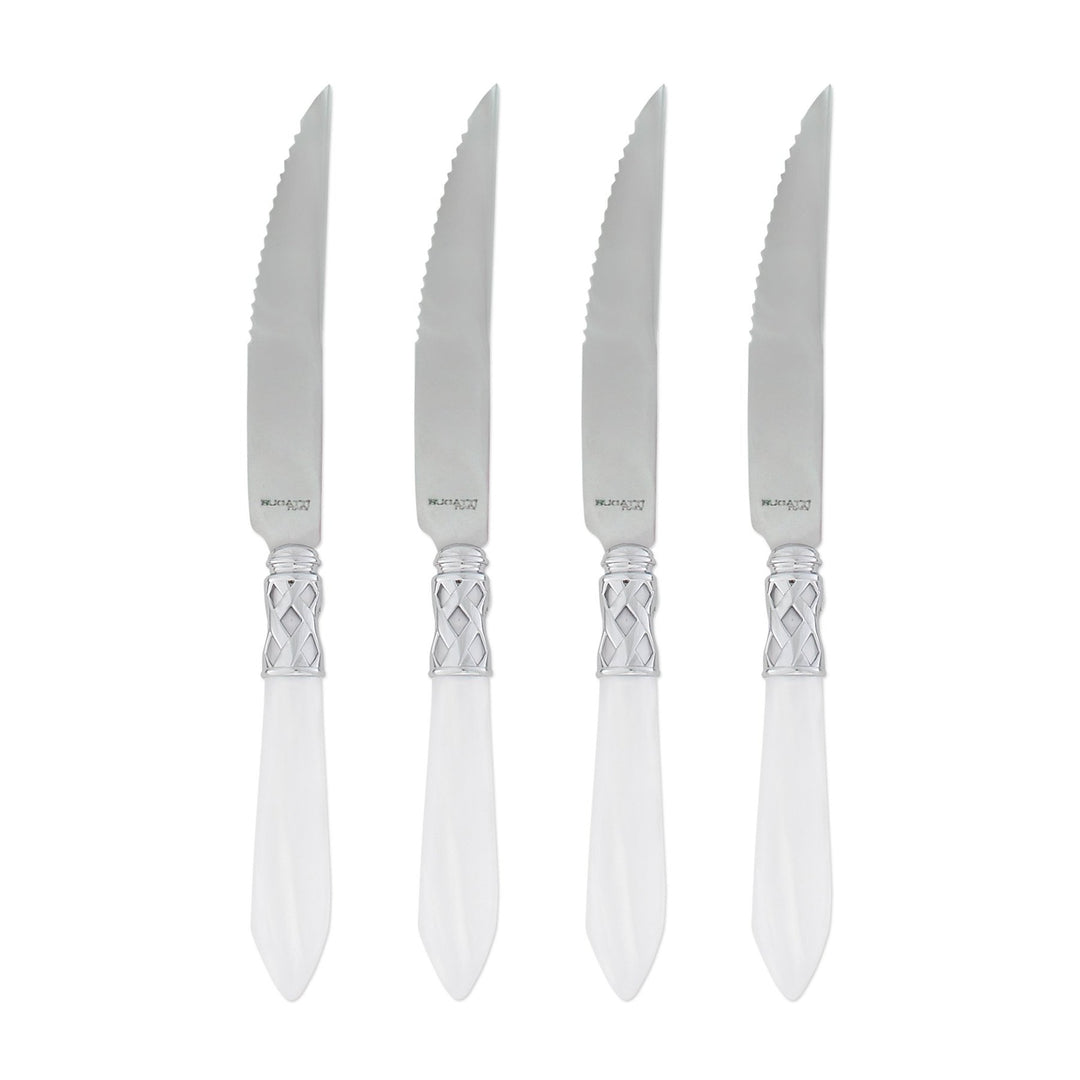 Aladdin Brilliant White Steak Knives