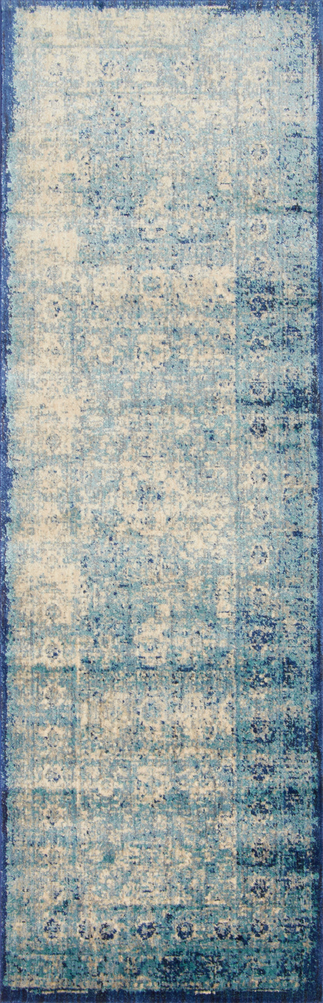 Anastasia Rug in Light Blue & Ivory design by Loloi