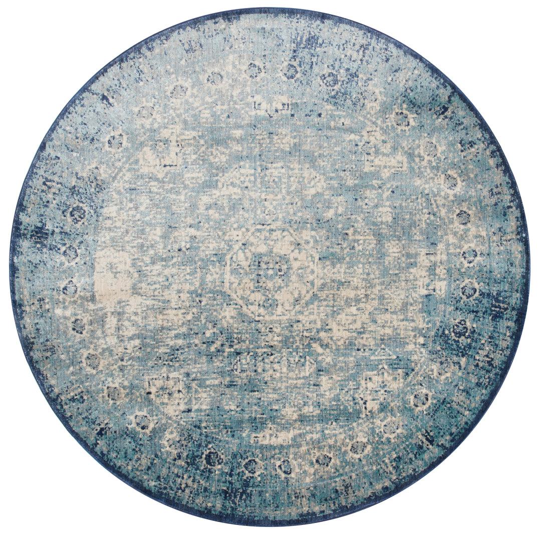 Anastasia Rug in Light Blue & Ivory design by Loloi