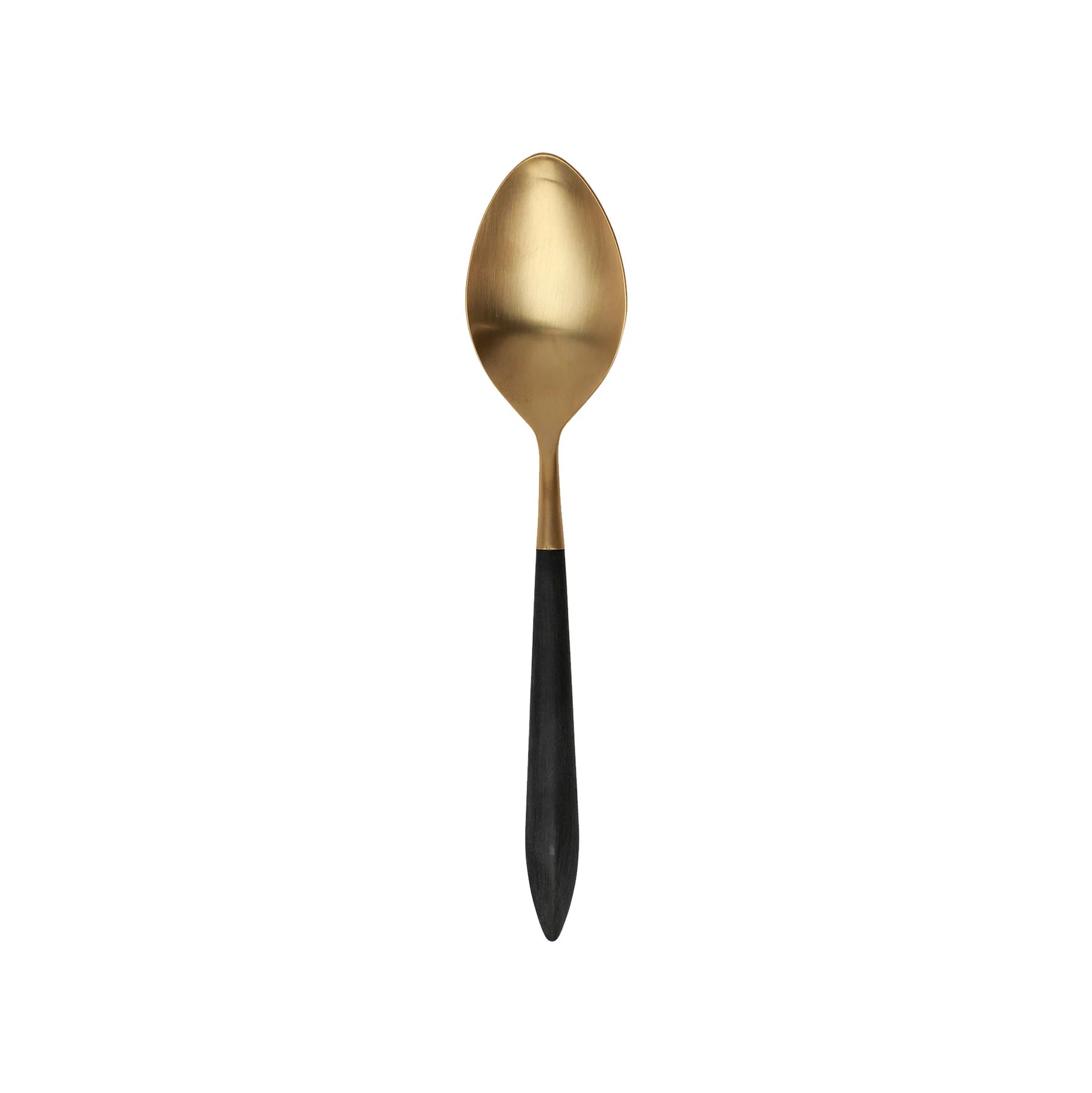Ares Oro & Black Serving Spoon