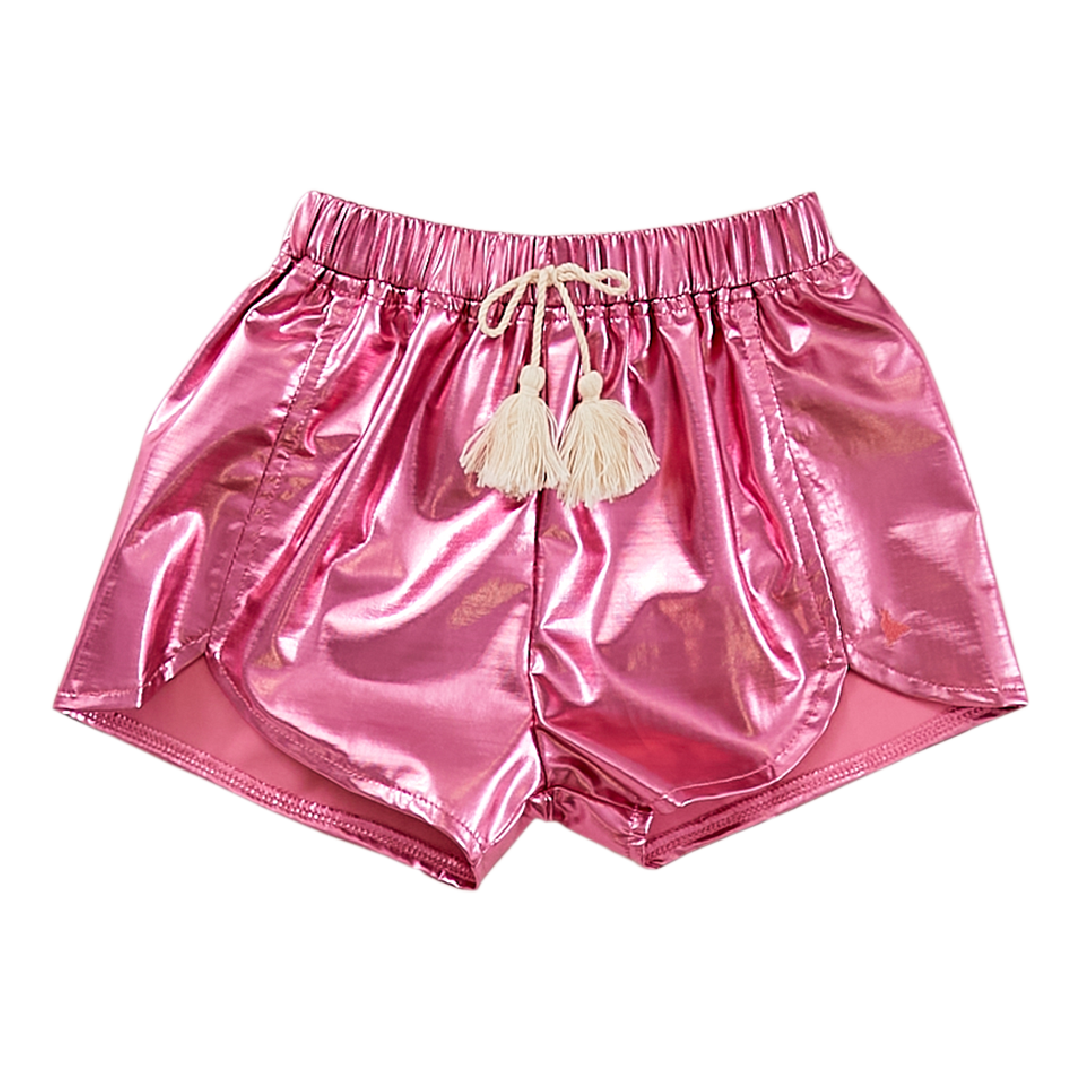 Pink Millie Metallic Short