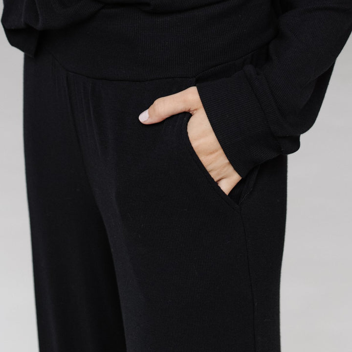 Rib-Knit Bamboo Lounge Pant