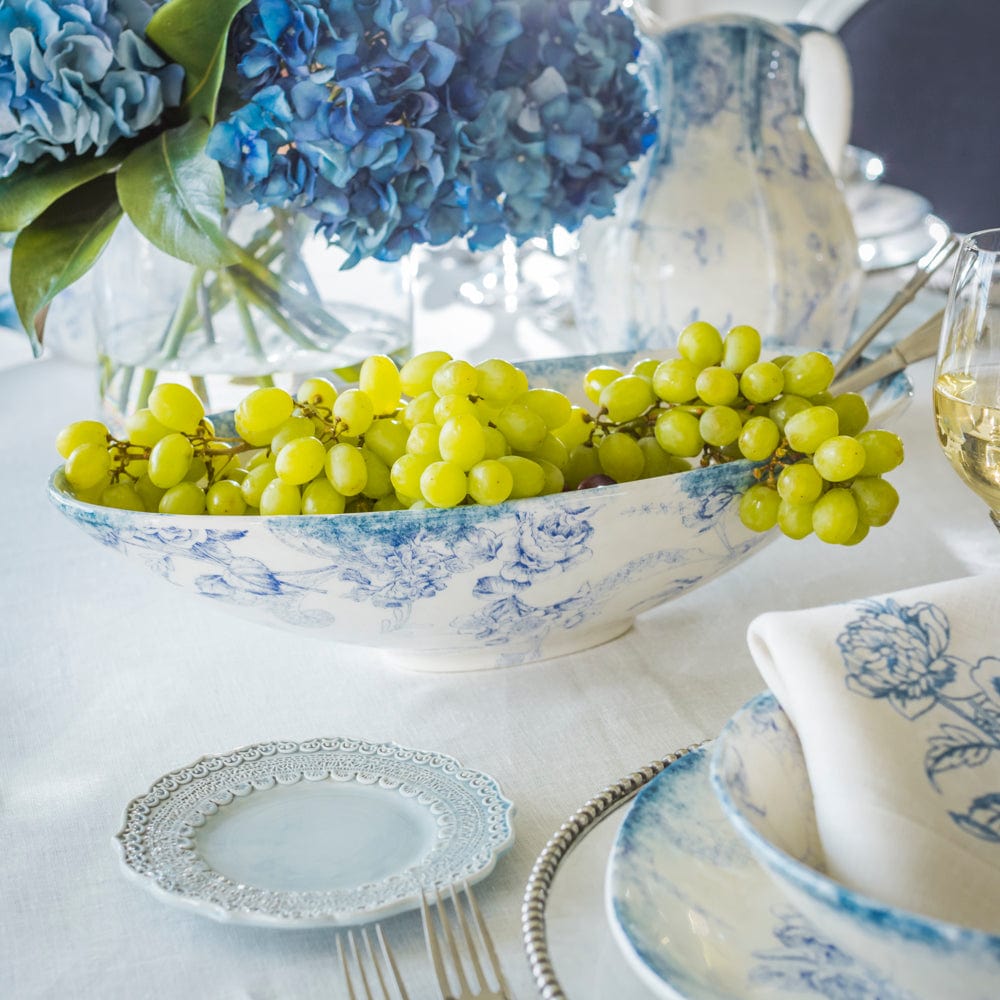 Giulietta Blue Oval Serving Bowl