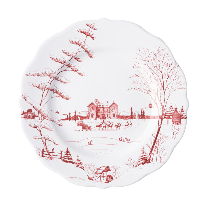 Country Estate Winter Frolic 4/pc Place Setting - Ruby