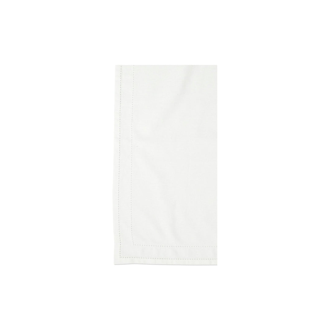 Cotone Linens Ivory Napkins With Double Stitching - Set of 4