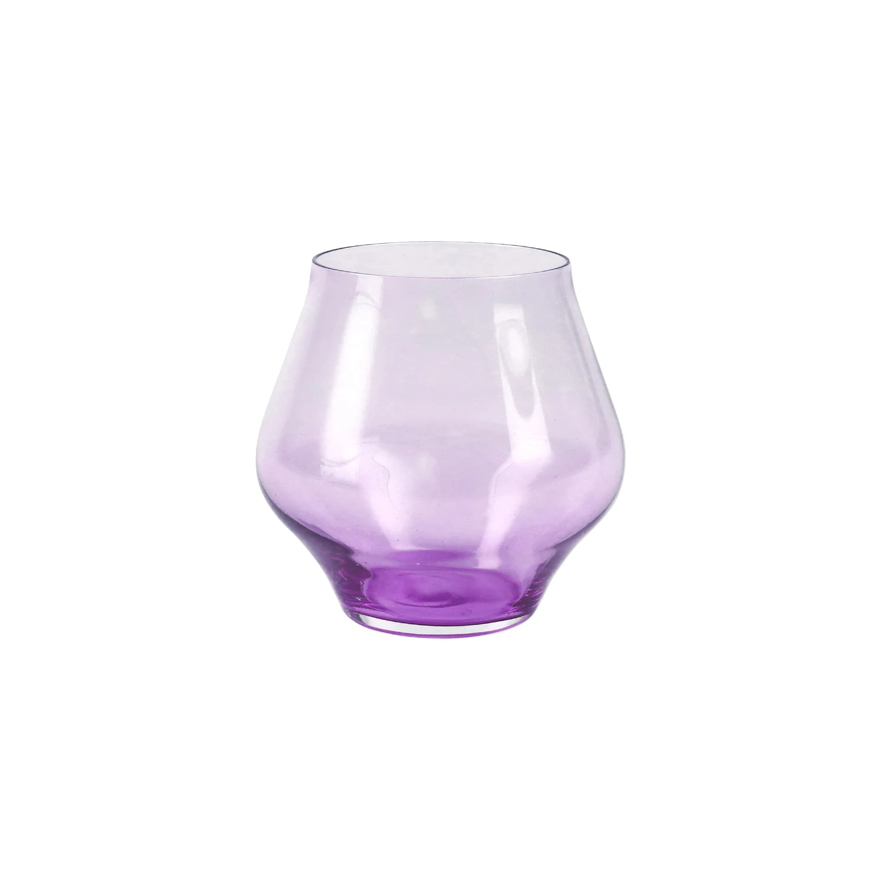 Contessa Lilac Stemless Wine Glass