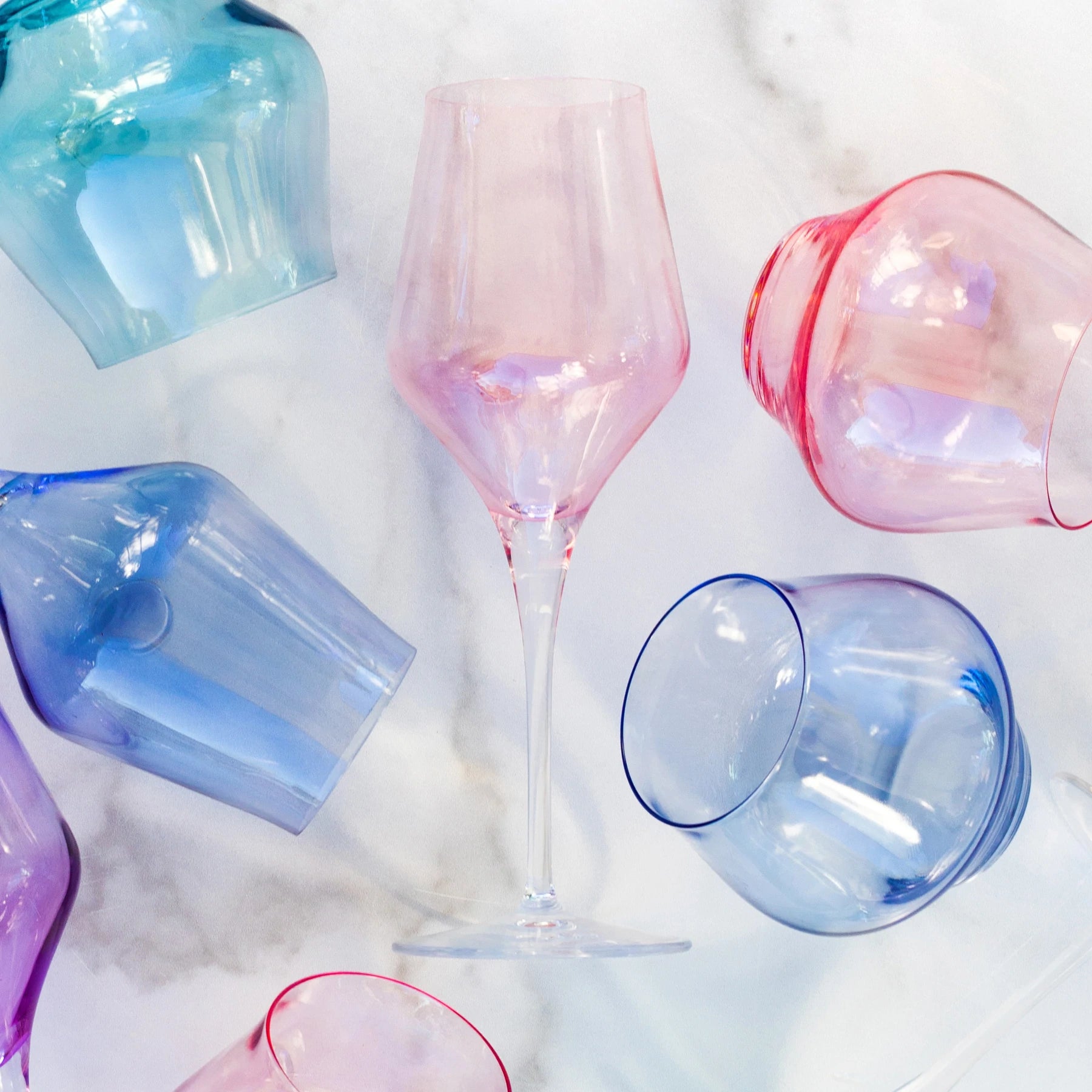 Contessa Pink Water Glass