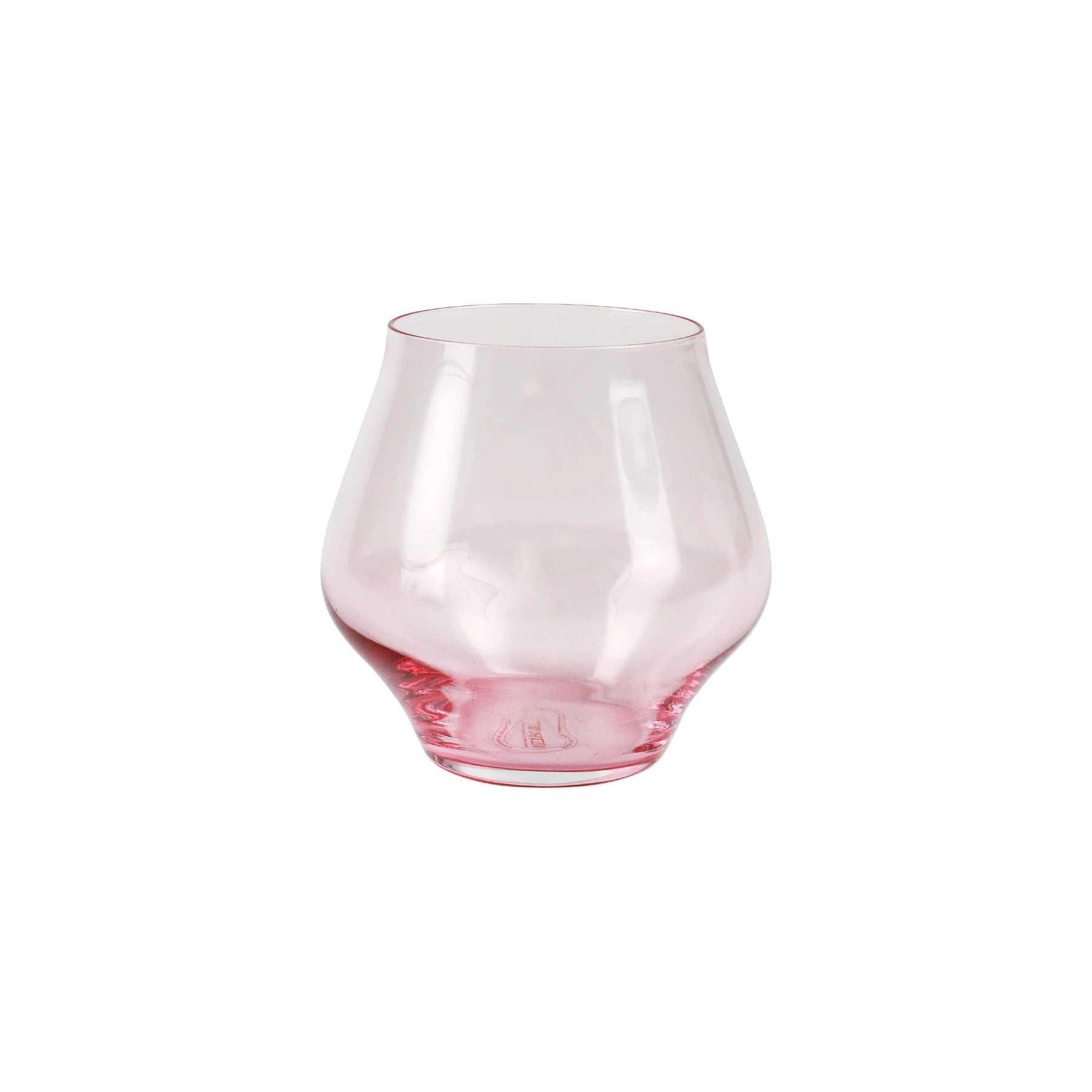 Contessa Pink Stemless Wine Glass