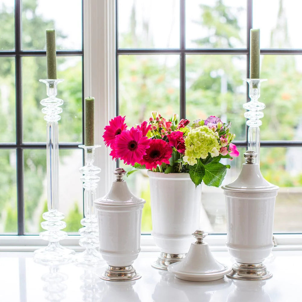 Tuscan Medium Footed Canister